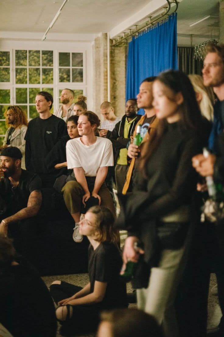 Community members connecting at a Lyra event