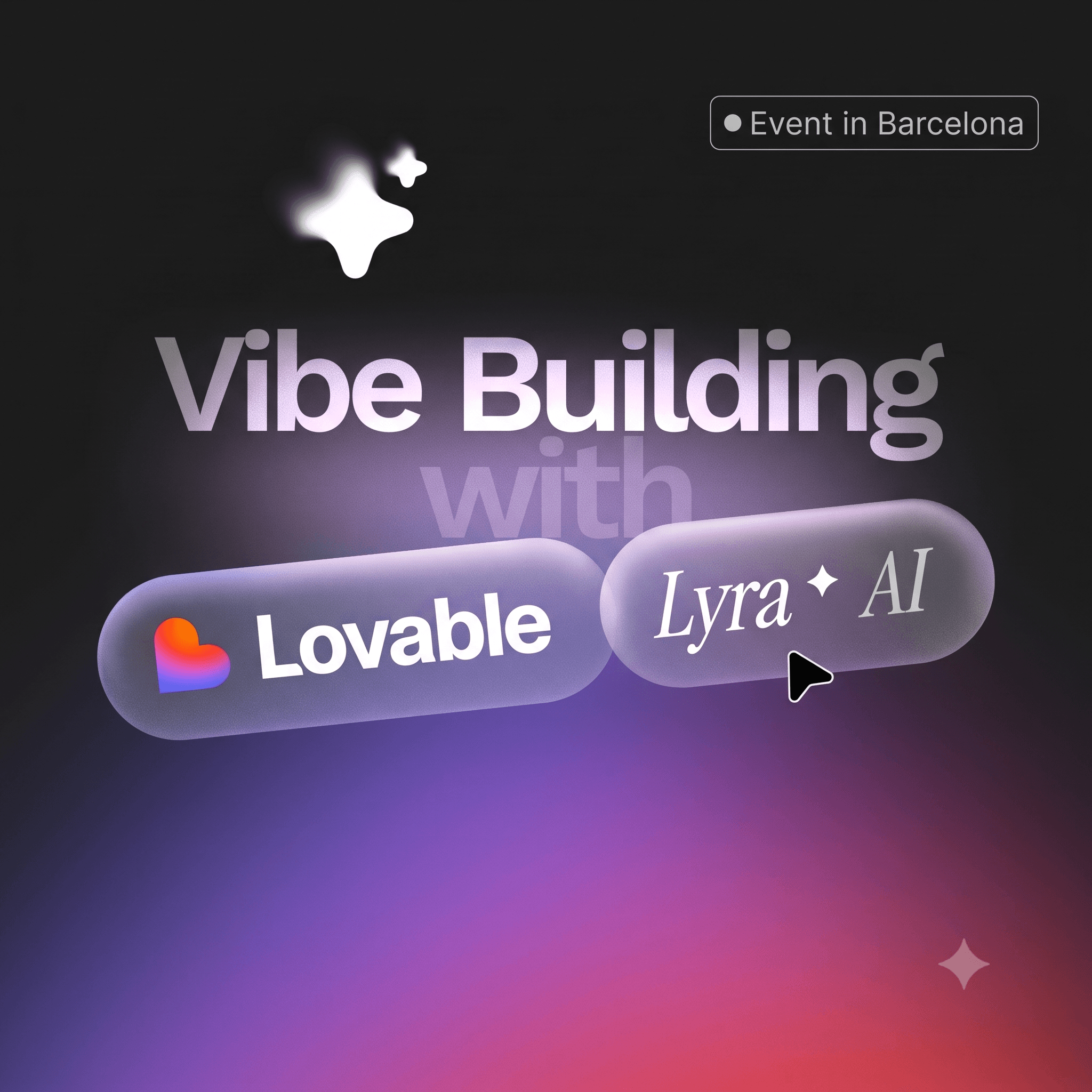 Lovable x ESADE x BSC x Just Lyra event cover art