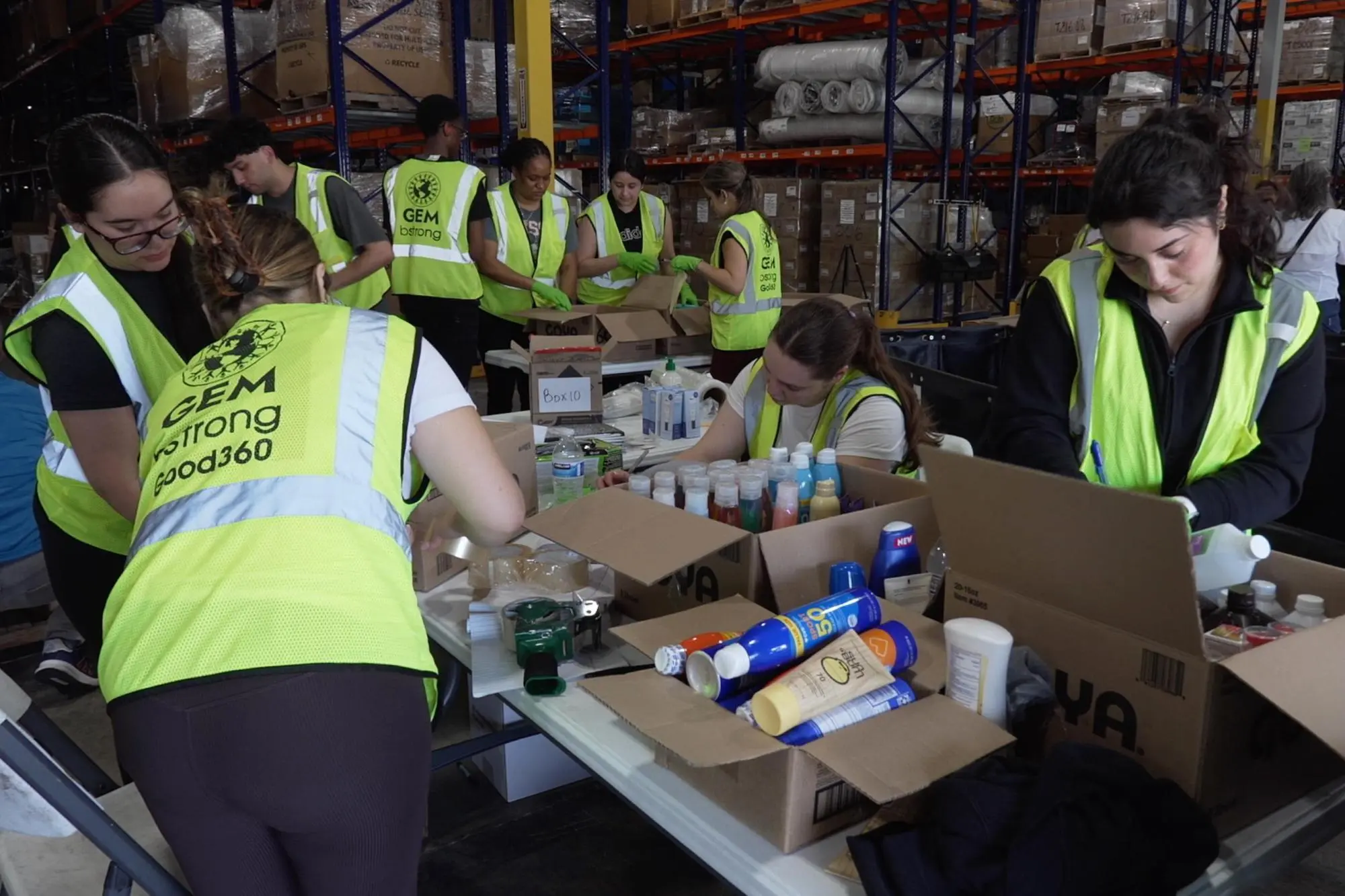 Volunteers supporting relief efforts in Venezuela